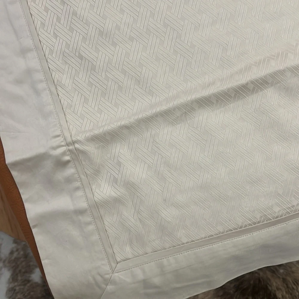 Ralph Lauren home collection jacquard Sham. Euro size